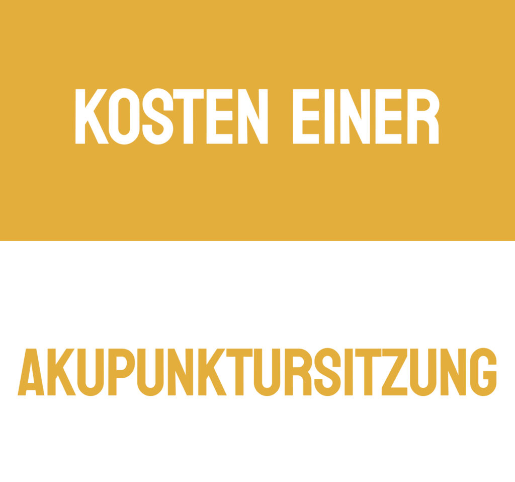Kosten einer Akupunktursitzung